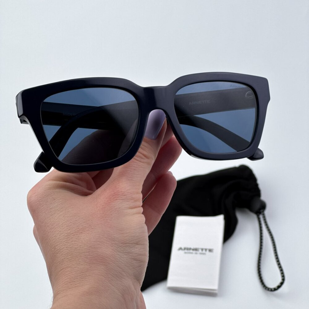 Arnette Men BRAND NEW Sunglasses Dark Blue Square AN4334 122180